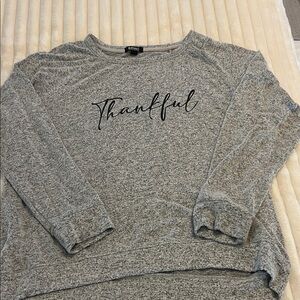 Buffalo David Bitton Gray 'Thankful' Sweatshirt